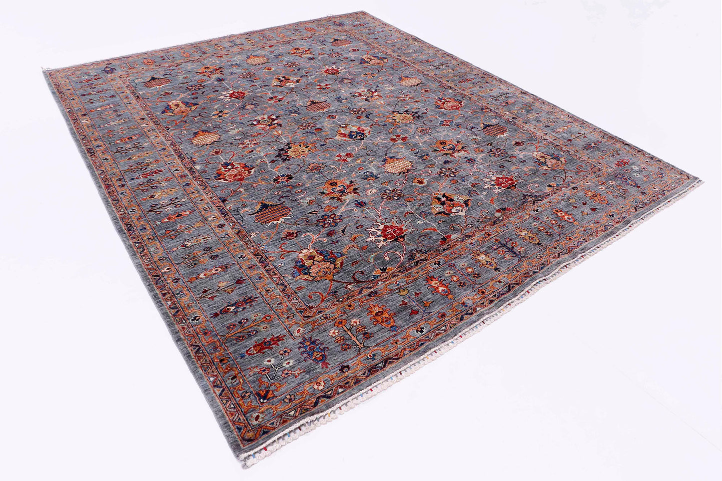 Farahan Mina Khani Handmade Wool Area Rug  8'3" x 11'3"