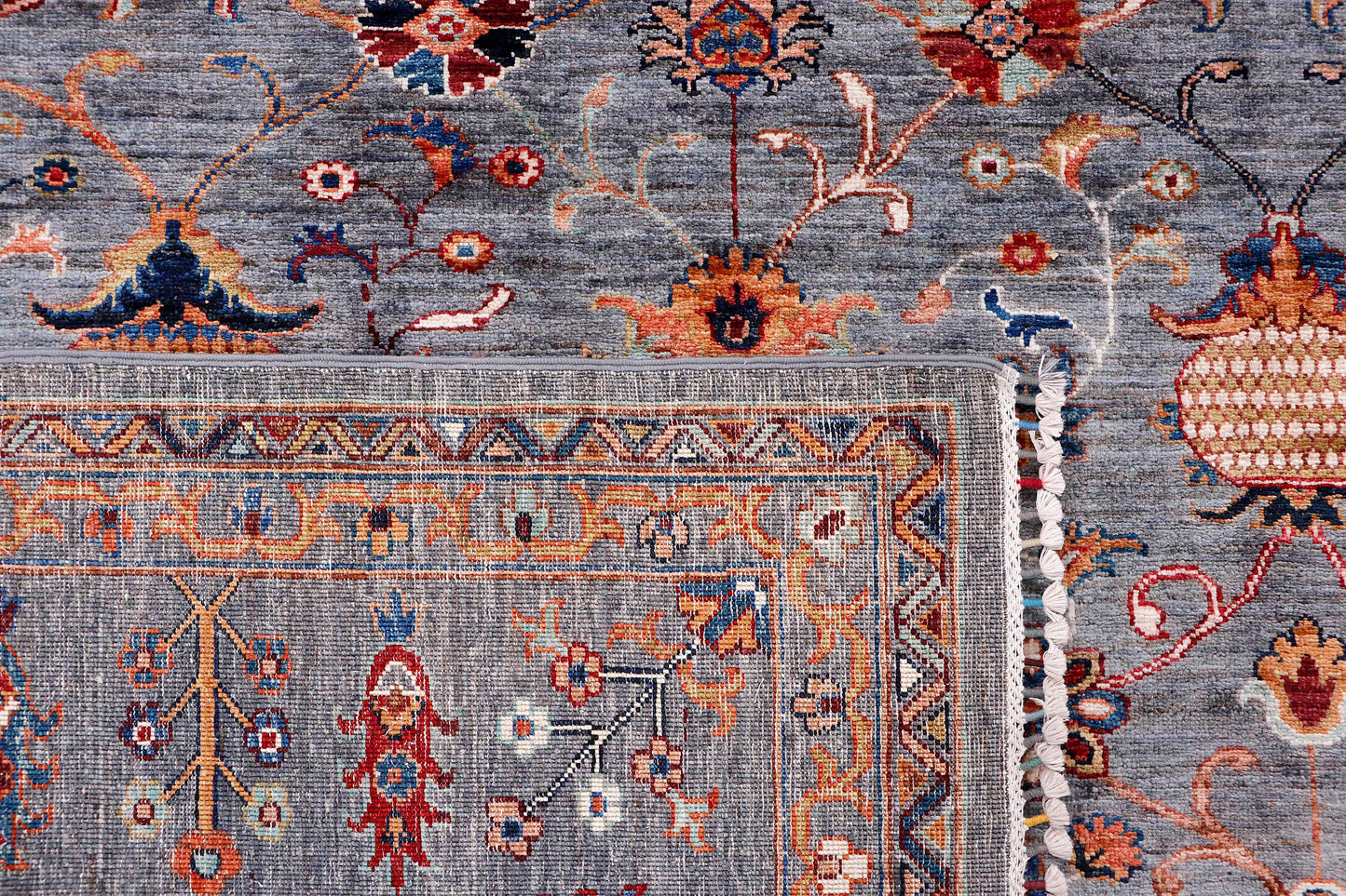 Farahan Mina Khani Handmade Wool Area Rug  8'3" x 11'3"