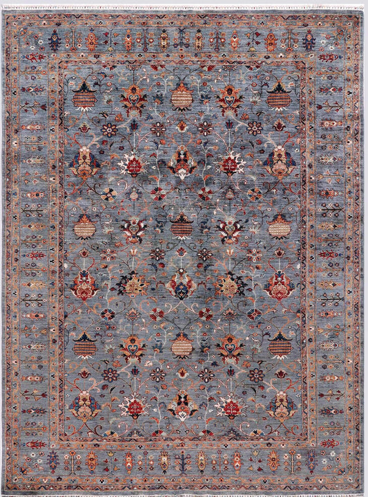 Farahan Mina Khani Handmade Wool Area Rug  8'3" x 11'3"