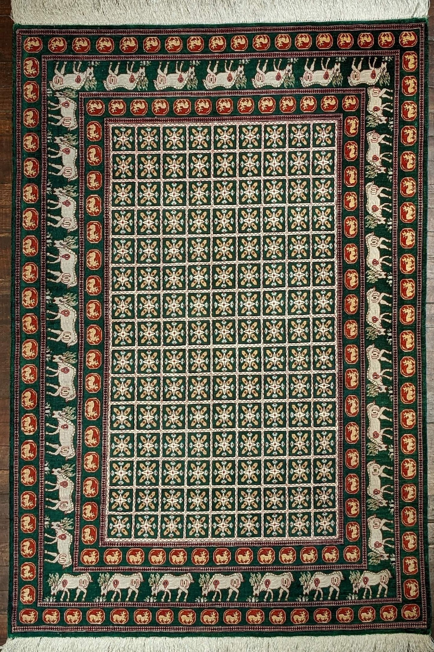 QUM PAZYRYK SILK HANDMADE AEA RUG