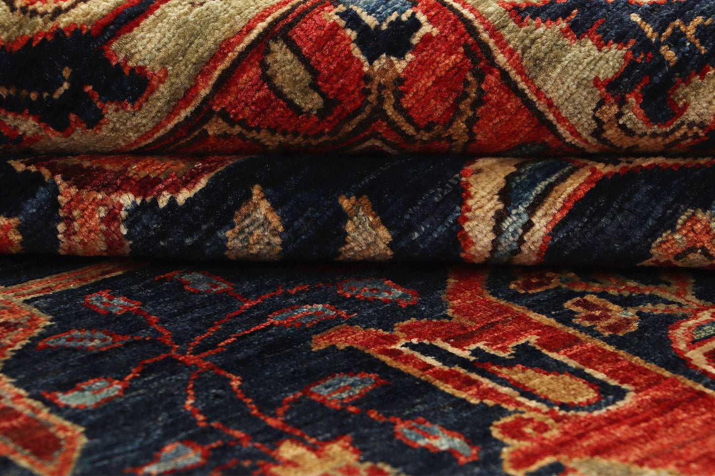 GAROUS-BIJAR HANDMADE WOOL AREA RUG  8 X 10’