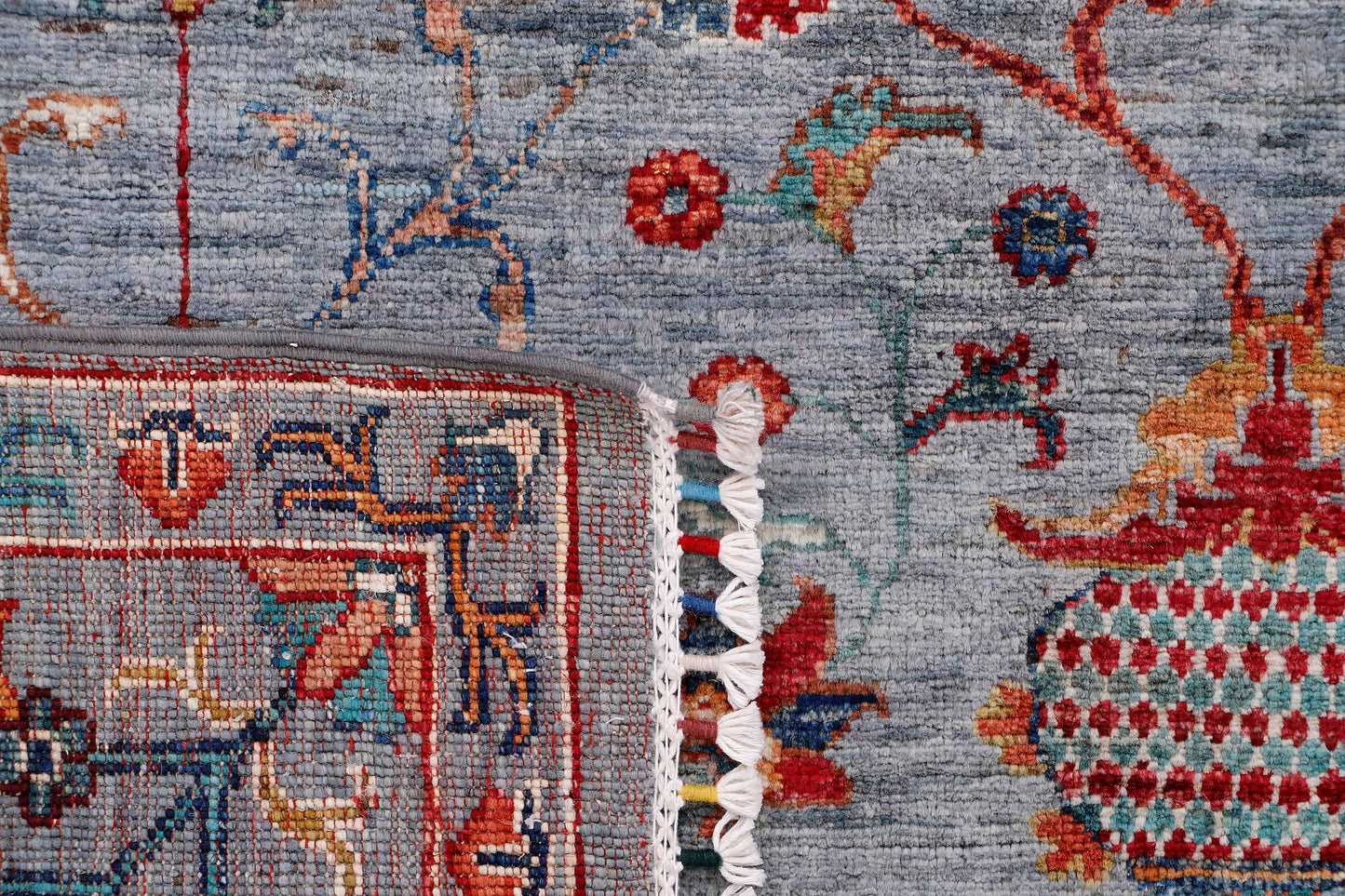 Farahan Handmade Wool Area Rug     5’7” X 8’