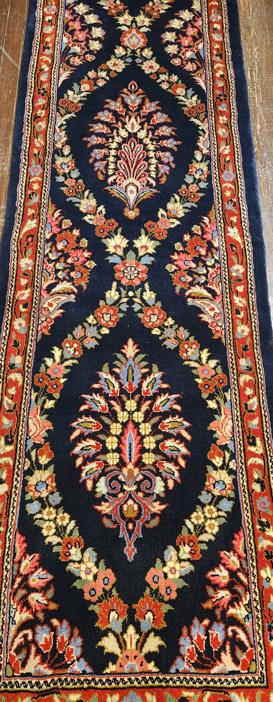 SAROUGH PERSIAN HANDMADE WOOL LONG RUNNER