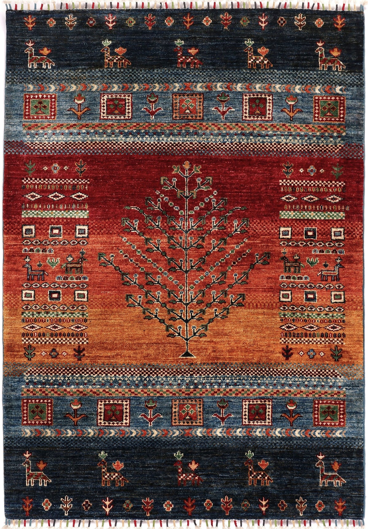 Kashkuli Handmade Wool Area Rug    3’5” X 5’