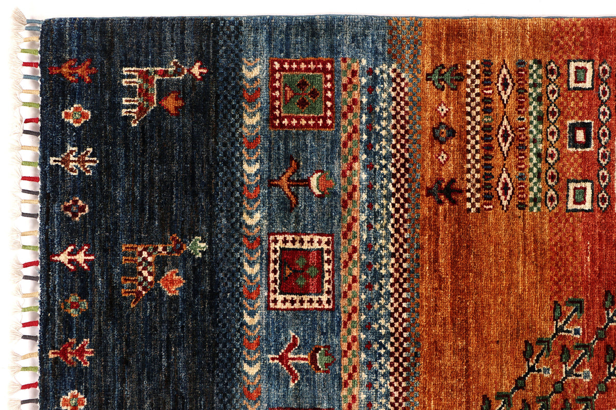 Kashkuli Handmade Wool Area Rug    3’5” X 5’