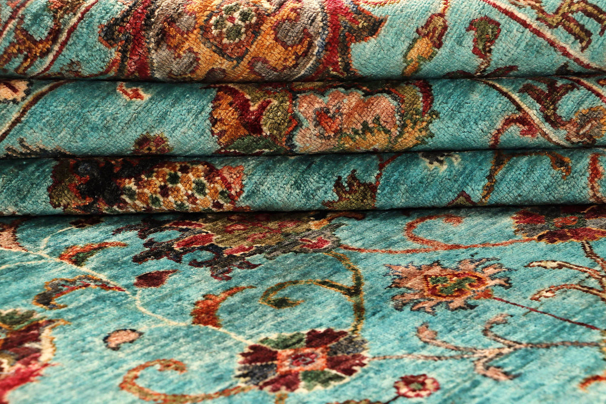 Farahan Handmade Wool Area Rug      8’ x 10’