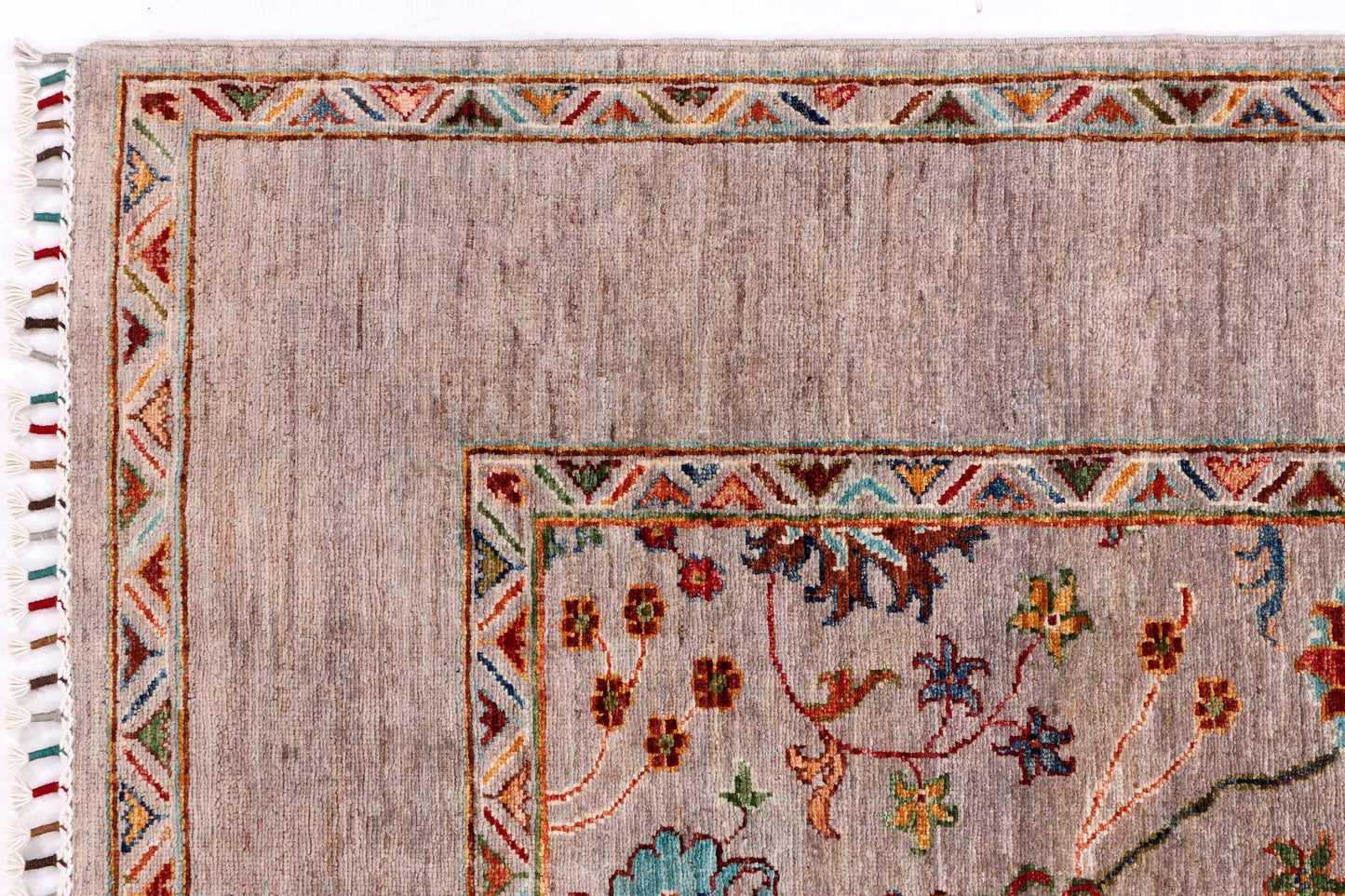 Farahan Handmade Wool Area Rug   6’ X 9’