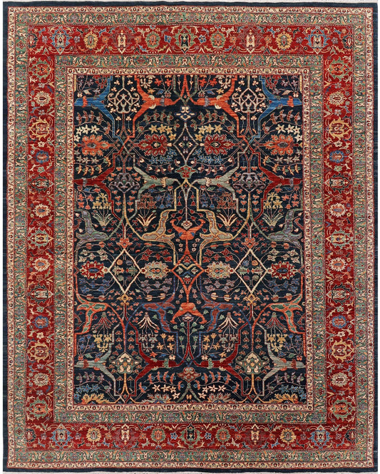 FARAHAN SAROUGH SUPER FINE WOOL HANDMADE RUG