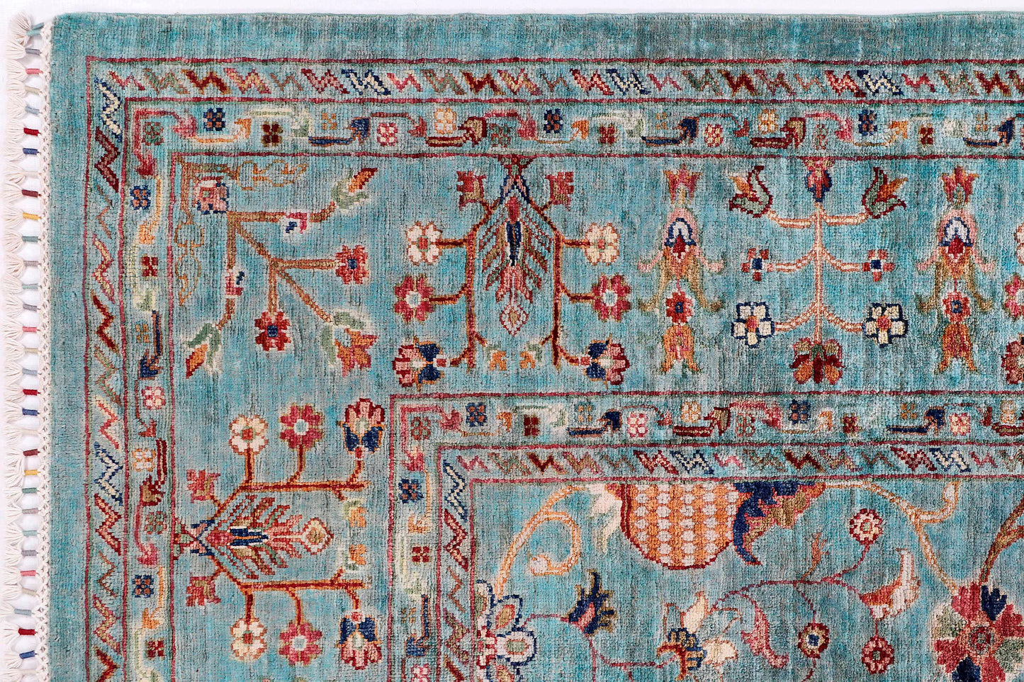 Farahan Handmade Wool Area Rug   7’ x 10’