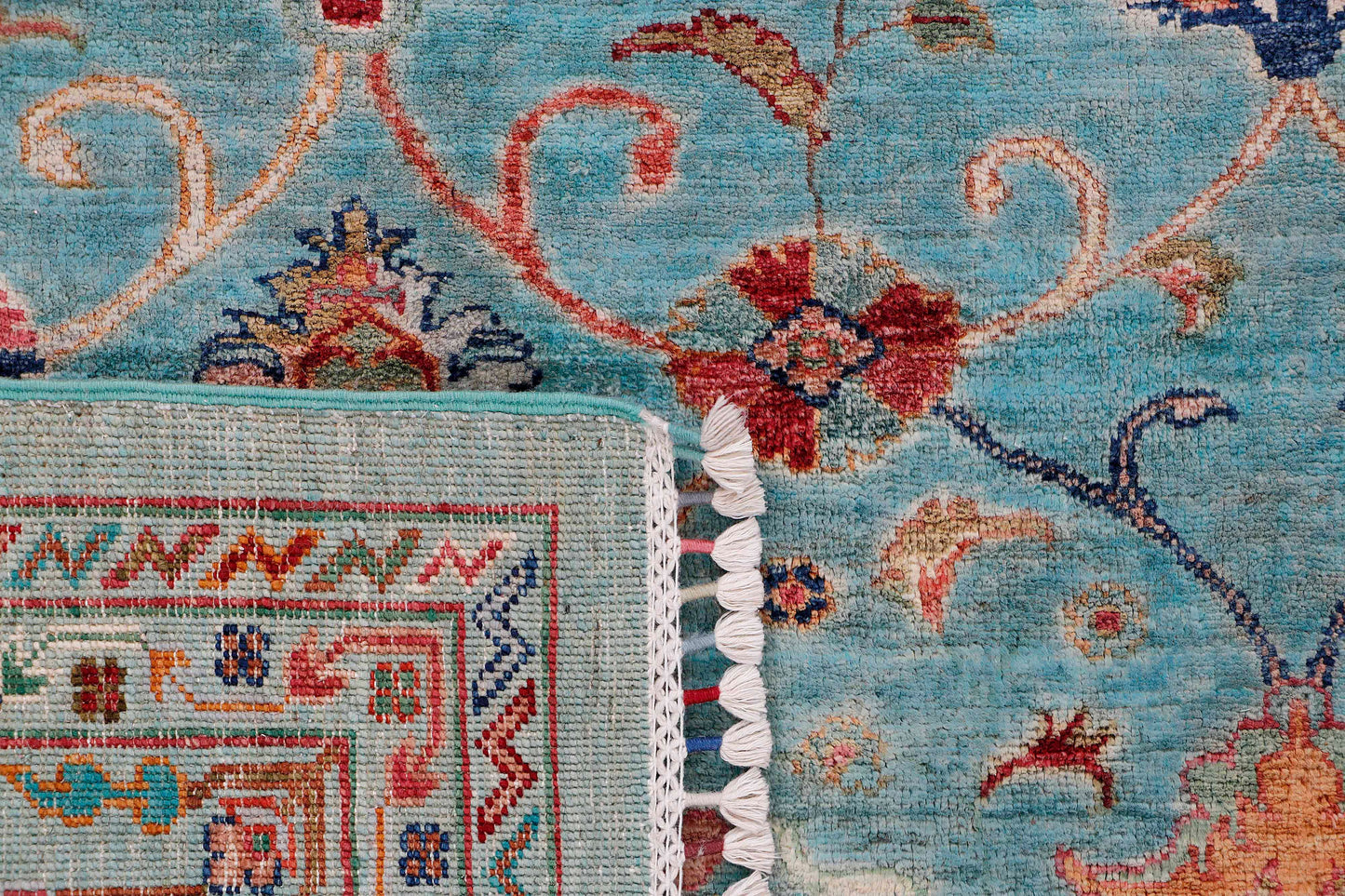 Farahan Handmade Wool Area Rug   7’ x 10’