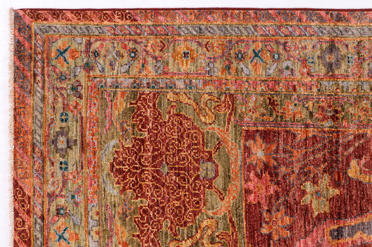 Timeless Garous Bijar Handmade Wool Area Rug 8’ x 10’