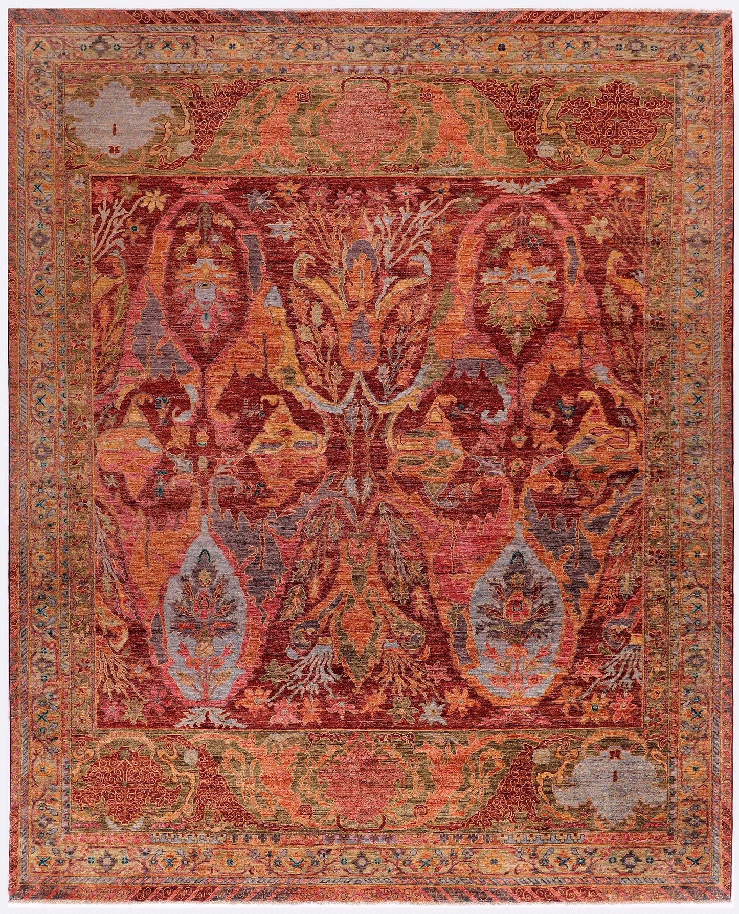Timeless Garous Bijar Handmade Wool Area Rug 8’ x 10’