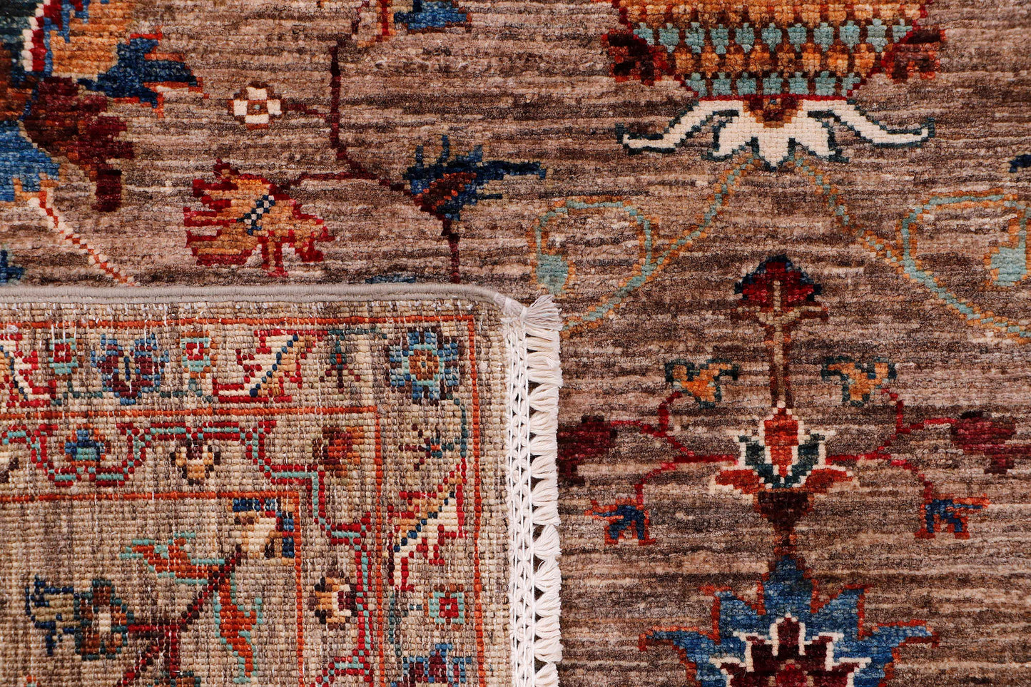 Farahan Handmade Wool Area Rug   5’8” X 7’8”