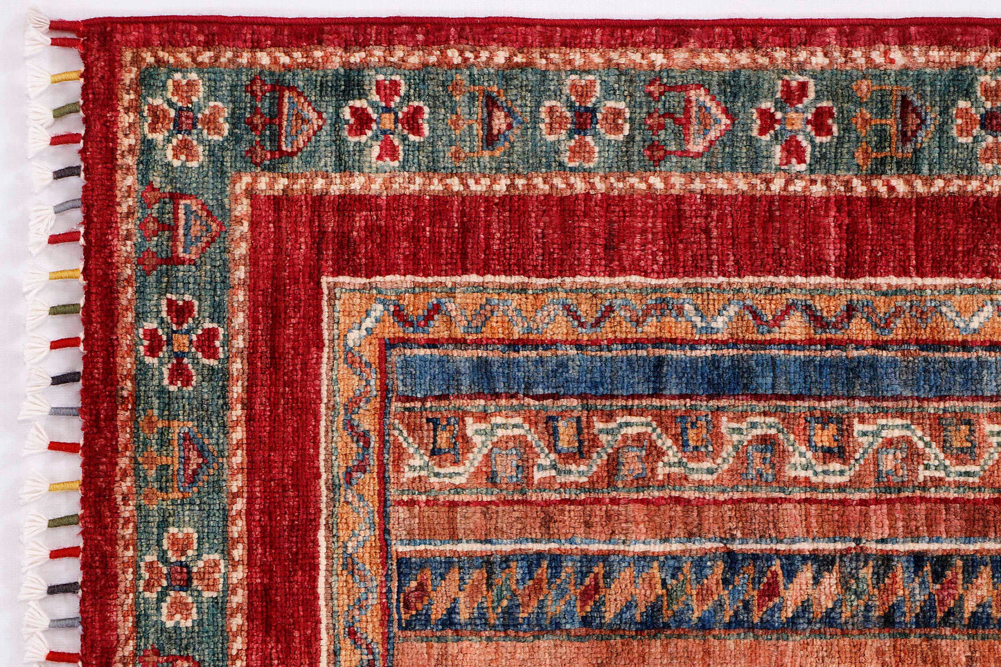 MOHARAMAT HANDMADE WOOL AREA RUG  2’9” x 4'