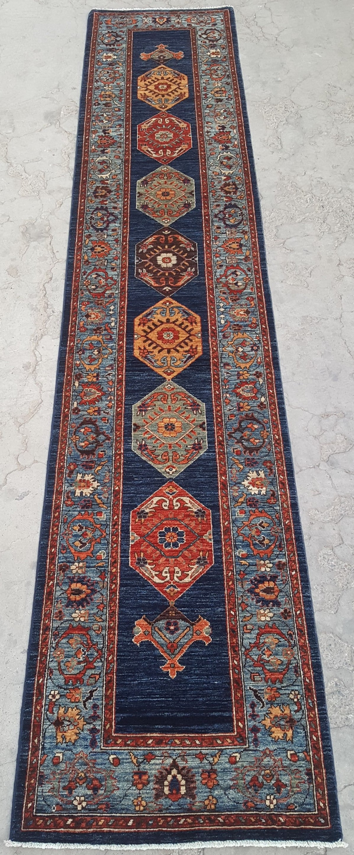 BIJAR RUNNER HANDMADE WOOL RUG