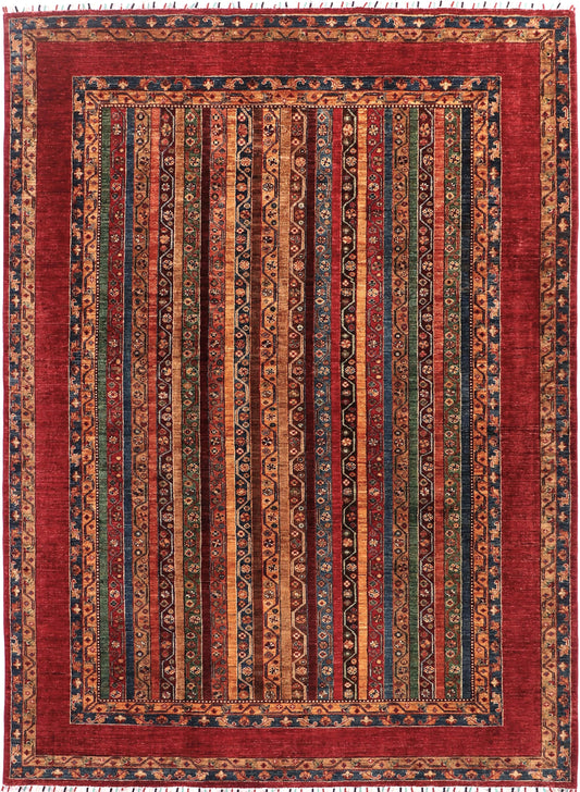MOHARAMAT WOOL HANDMADE ARE RUG       5’10” X 8’