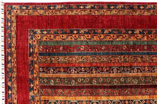 MOHARAMAT WOOL HANDMADE ARE RUG       5’10” X 8’