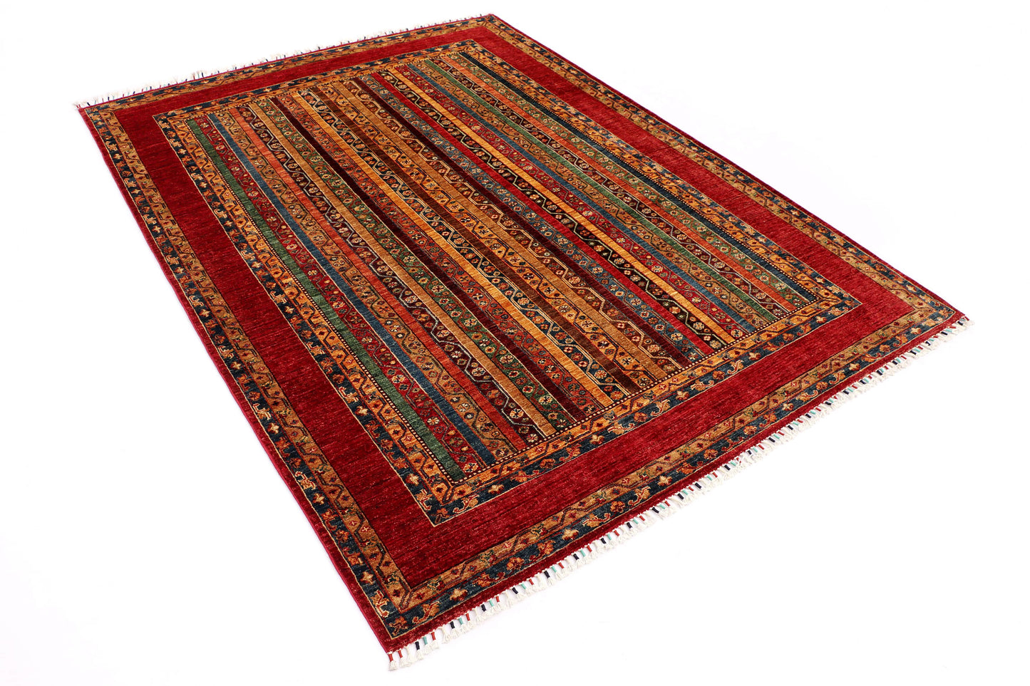 MOHARAMAT WOOL HANDMADE ARE RUG       5’10” X 8’