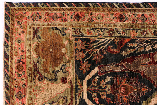 GAROUS UNIQUE HANDMADE WOOL AREA RUG   8’ X 10’