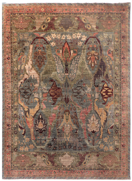 GAROUS BIJAR HANDMADE WOOL AREA RUG   10’ x 14’