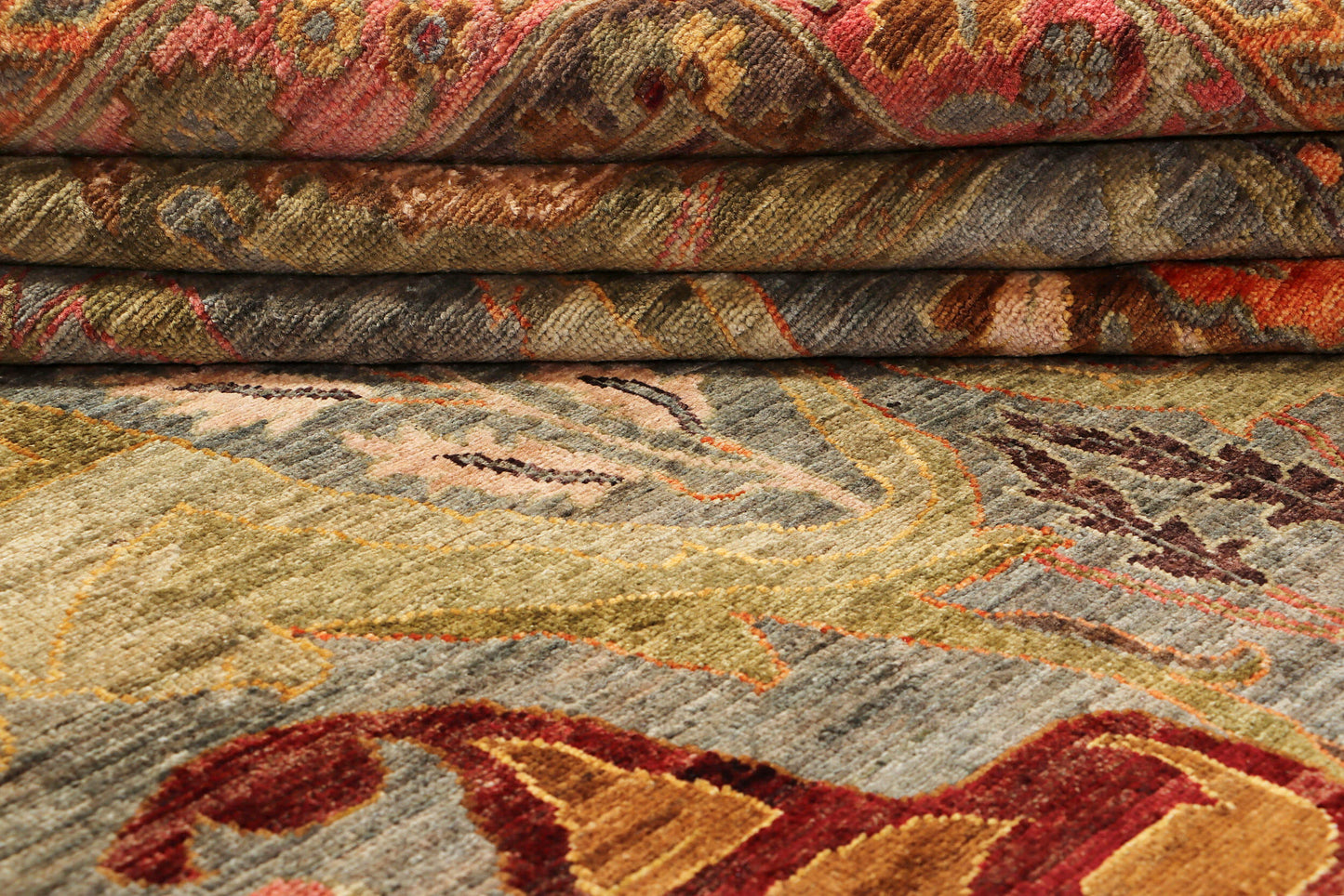 GAROUS BIJAR HANDMADE WOOL AREA RUG   10’ x 14’