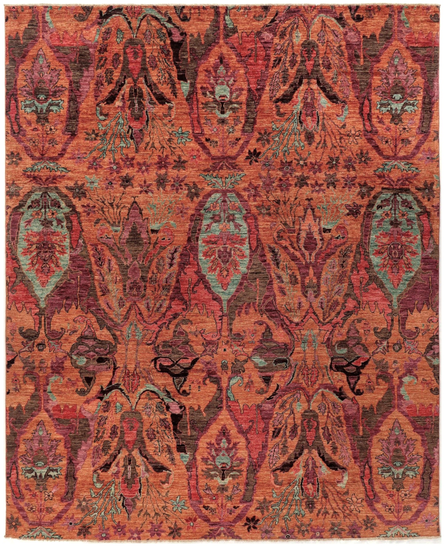 GAROUS EXTRAORDINARY HANDMADE WOOL AREA RUG   8' x 10'