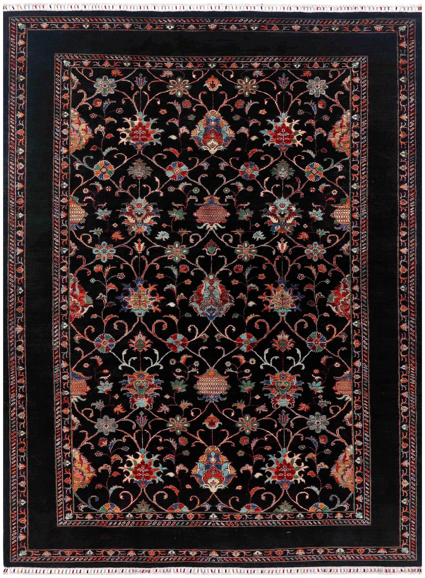 Farahan Mina Khani Wool Area Rug    7’ X 10’