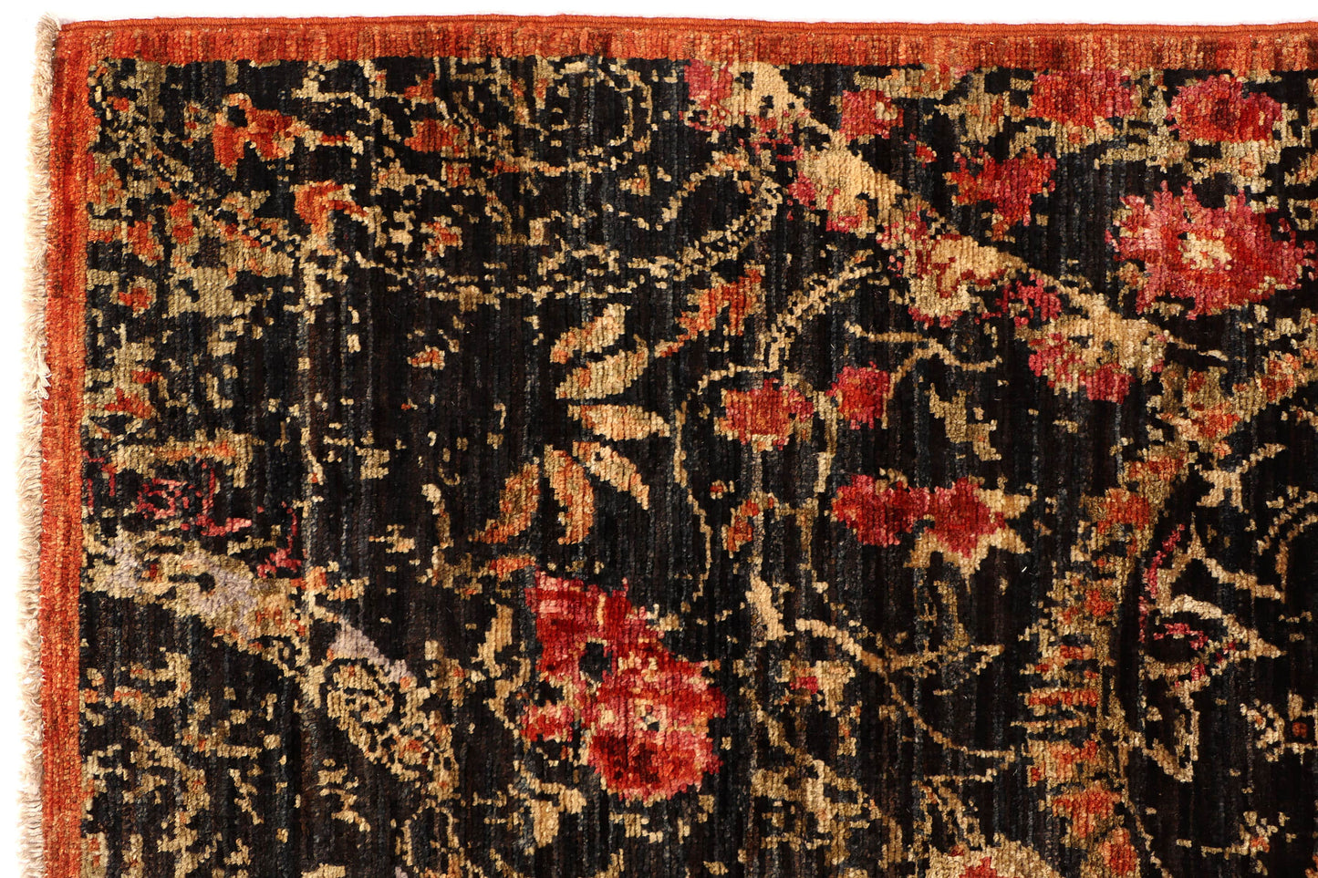 FARAHAN ABSTRACT HANDMADE WOOL AREA RUG    3’ X 5’