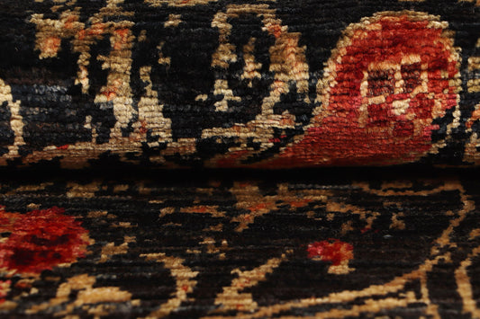 FARAHAN ABSTRACT HANDMADE WOOL AREA RUG    3’ X 5’