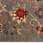 TABRIZ HANDMADE WOOL AREA RUG 5' X 7'