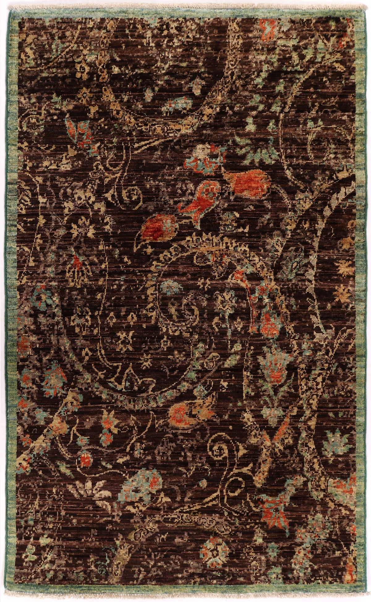 Farahan Abstract Wool Handmade Area Rug    3’ X 5’