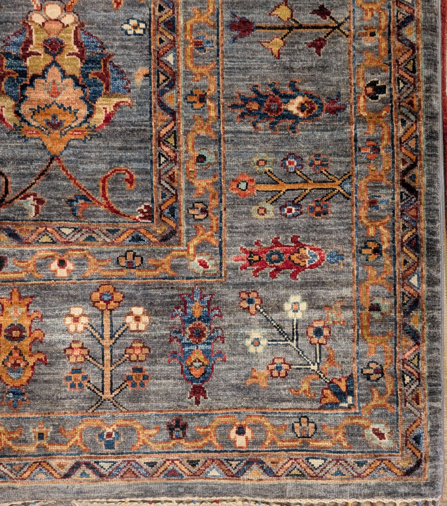 Farahan Mina Khani Handmade Wool Area Rug  8'3" x 11'3"