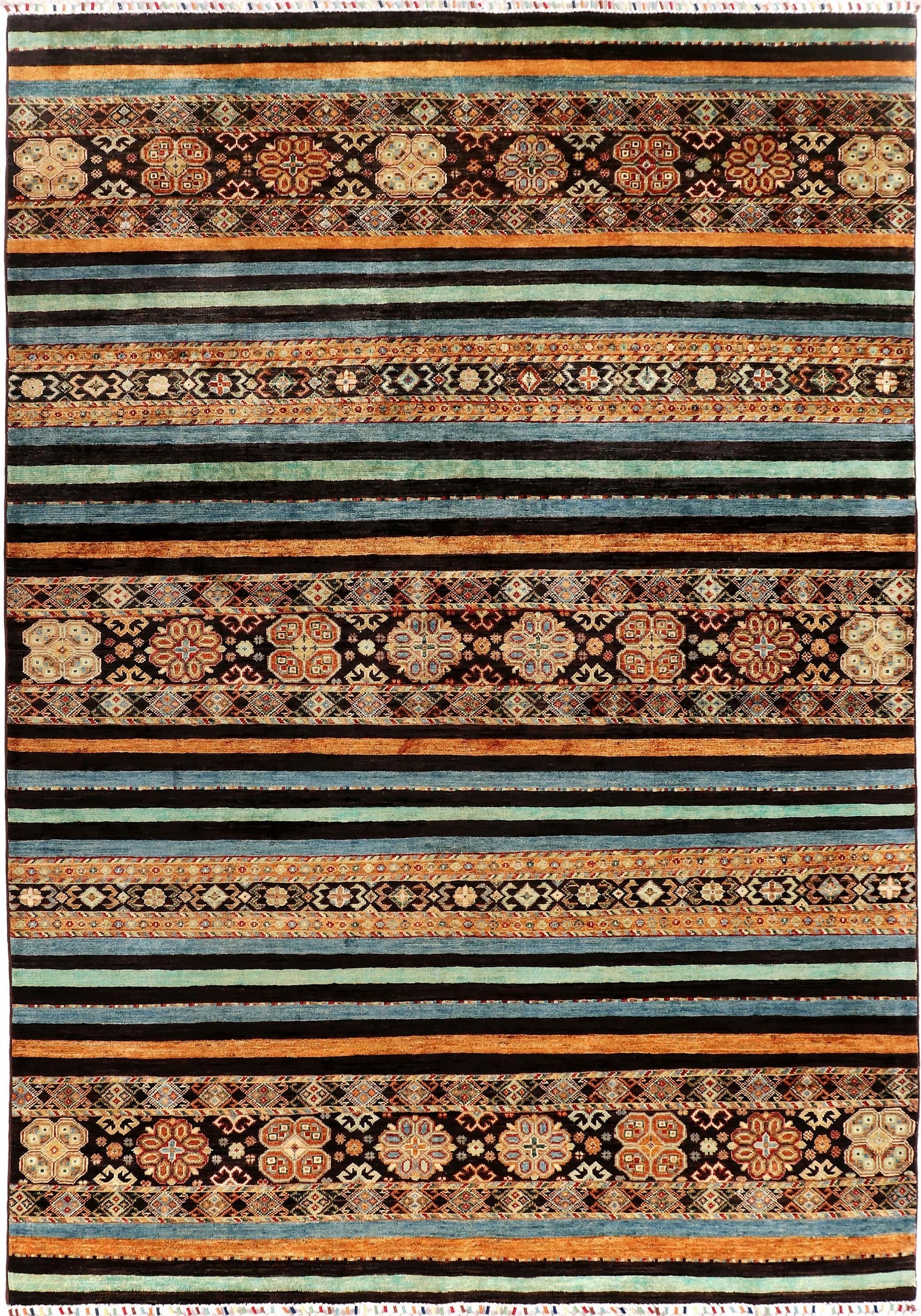 LORI-KASHKULI WOOL HANDMADE AREA RUG       5’7” X 8’