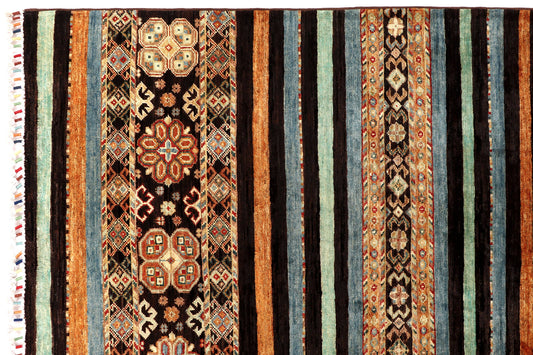 LORI-KASHKULI WOOL HANDMADE AREA RUG       5’7” X 8’