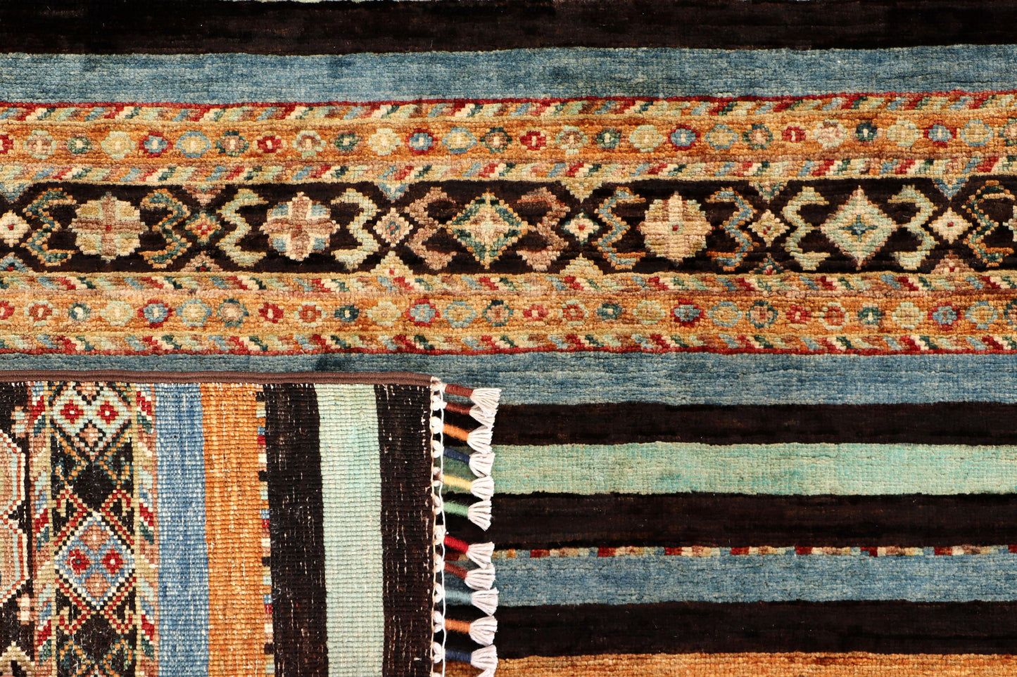 LORI-KASHKULI WOOL HANDMADE AREA RUG       5’7” X 8’