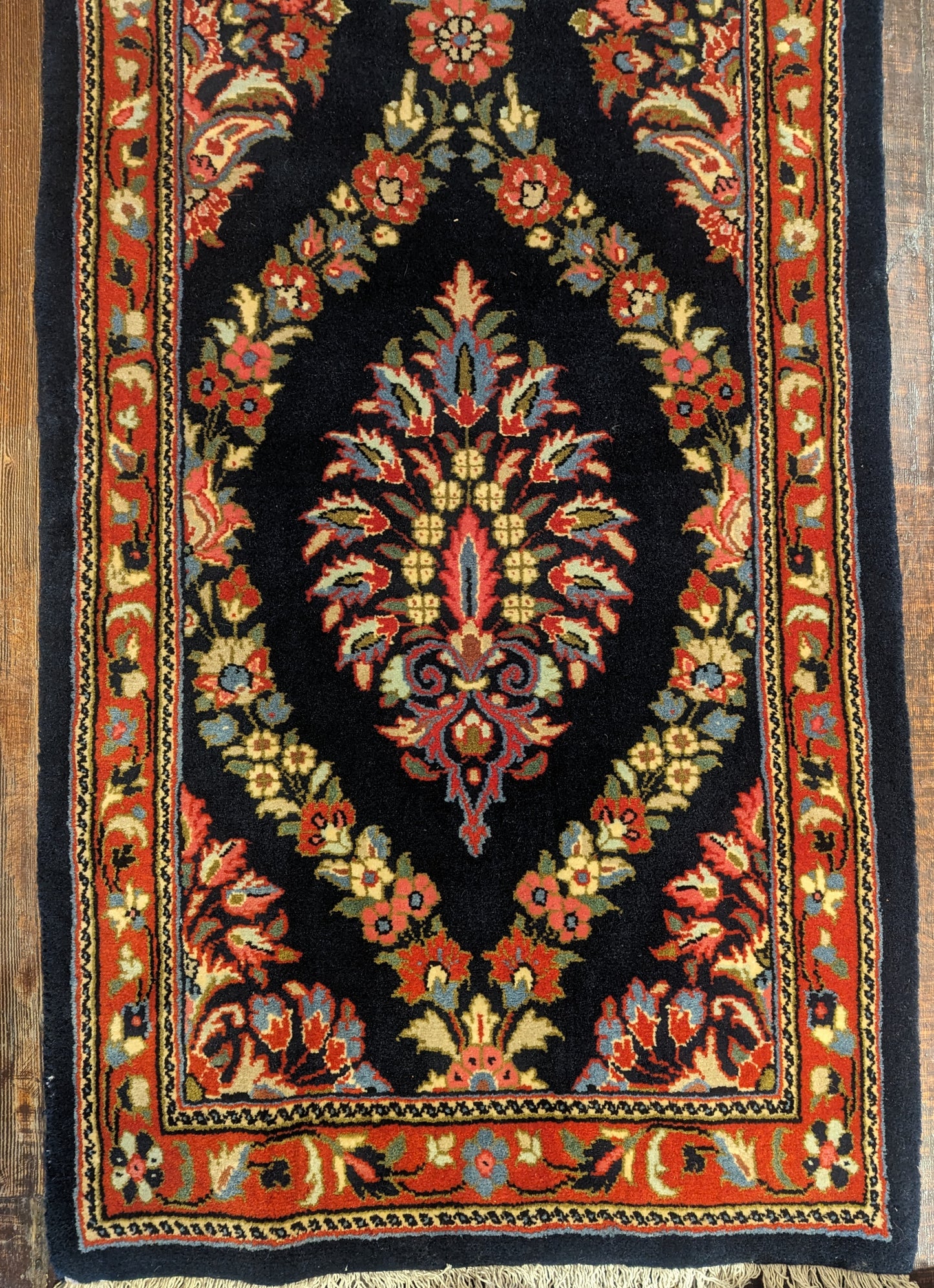 SAROUGH PERSIAN HANDMADE WOOL LONG RUNNER