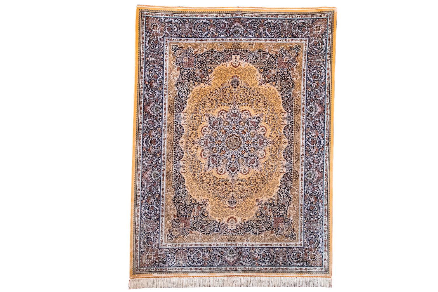 Hanging Persian Luxurious Silk Qum Rug